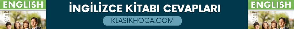 5. Sınıf İngilizce Ders Kitabı Cevapları 2026-2027