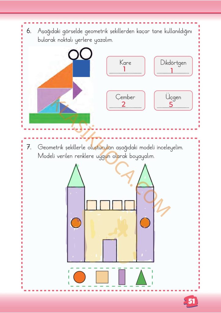 2. Sınıf Matematik Kitabı Sayfa 48-49-50-51-52-53 Cevapları 1. Kitap