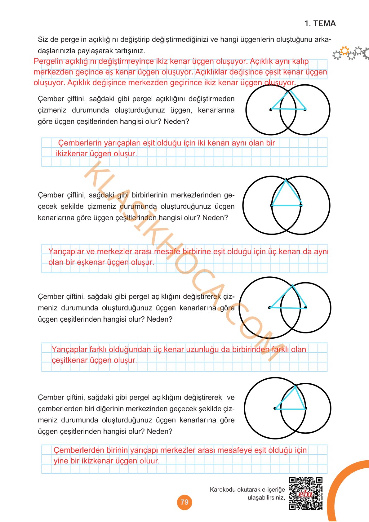 5. Sınıf Matematik Kitabı 1. Kitap Sayfa 79 Cevapları 5. Sınıf Matematik Kitabı 1. Kitap Sayfa 79 Cevapları
