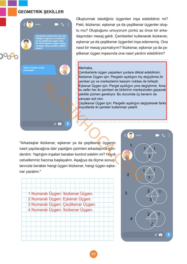 5. Sınıf Matematik Kitabı Sayfa 77-78-79-80-81-82-83-84-85 Cevapları 1. Kitap