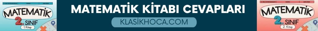 2. Sınıf Matematik Ders Kitabı Cevapları 1. Kitap