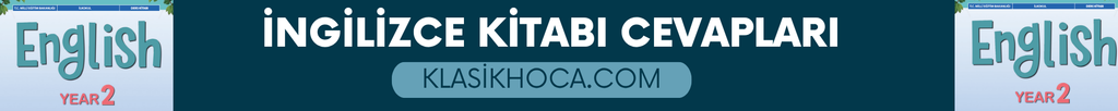 2. Sınıf İngilizce Ders Kitabı Cevapları 2026-2027