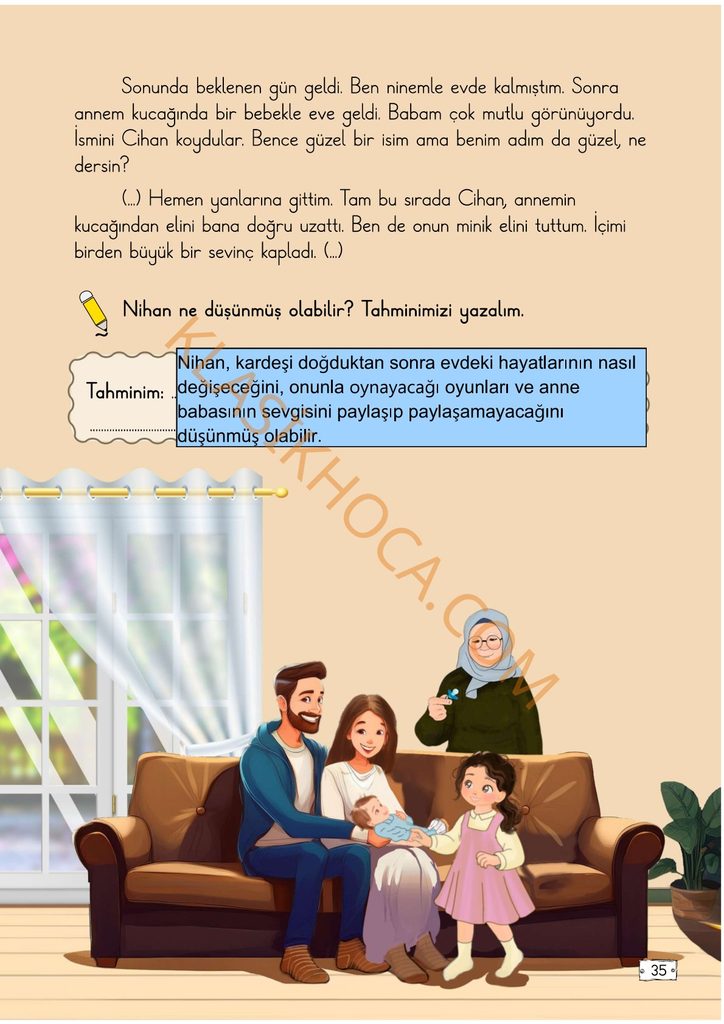 2. Sınıf Türkçe Kitabı Sayfa 33-34-35-36-37-38-39-40 Cevapları 1. Kitap
