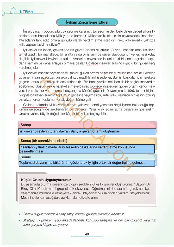 Gençliğin Kıymeti Metni Cevapları 7. Sınıf Türkçe