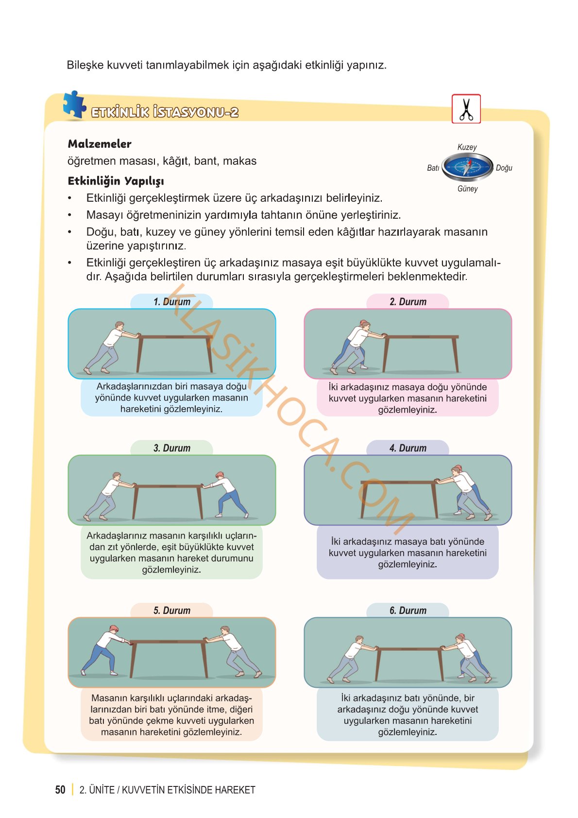 6. Sınıf Fen Bilimleri Kitabı Sayfa 50 Cevapları 1. Kitap